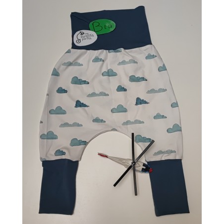 Pantalon évolutif nuage / bleu