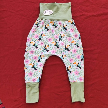 Pantalon évolutif toucan / vert