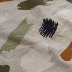 Pantalon évolutif touche de pinceau / bleu marine (sweat)