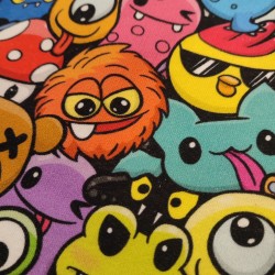 Pantalon évolutif monstres de toutes les couleurs (sweat)