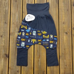 Pantalon évolutif game over / bleu marine