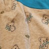Pantalon évolutif koala eucalyptus / bleu pétrole
